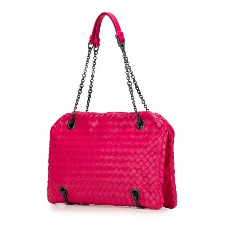 Bottega Veneta Intrecciato Chain Shoulder Bag